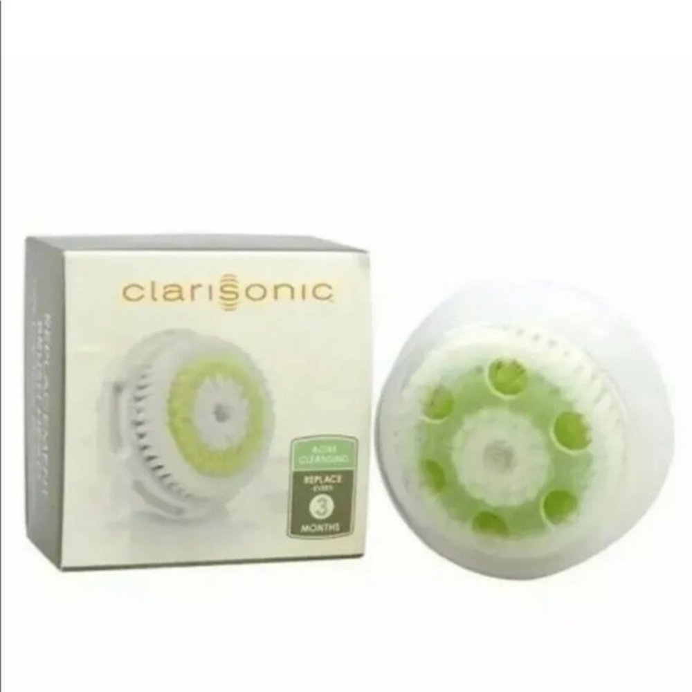 2 Clarisonic Acne replacement brush heads (Green)